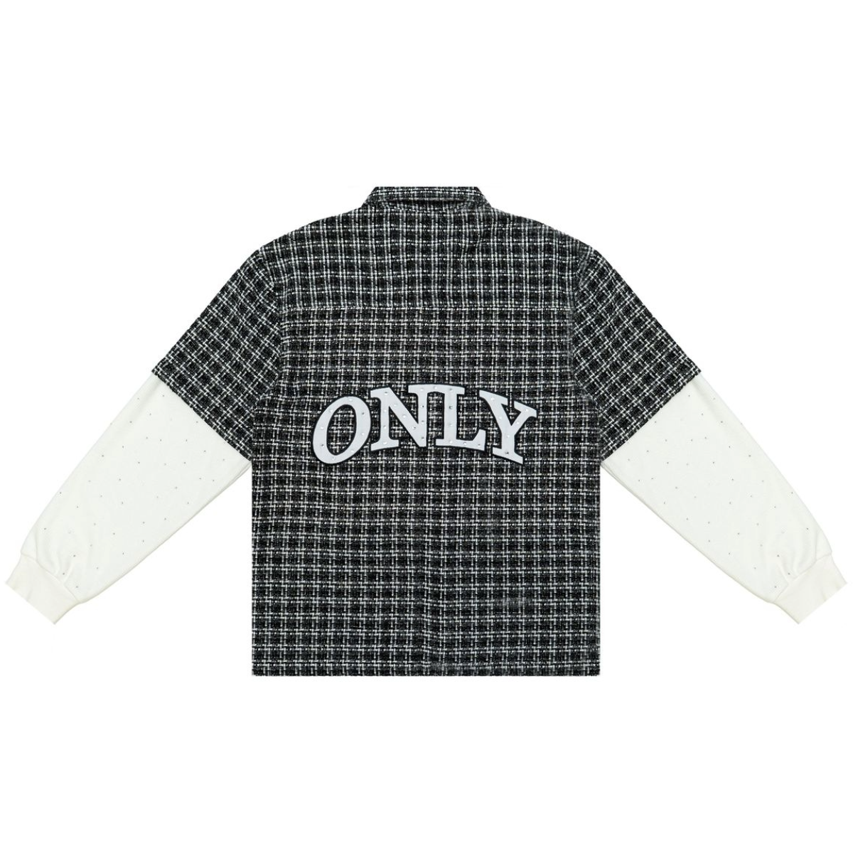 BAO STATIC FLANNEL BUTTON UP BLACK