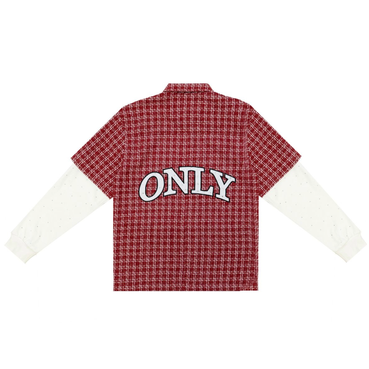 BAO STATIC FLANNEL BUTTON UP RED