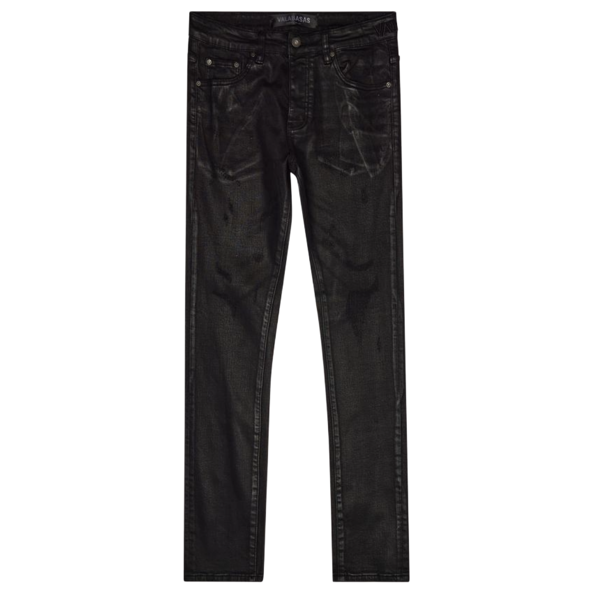 VALABASAS "NITRIC" SKINNY WAXED DENIM