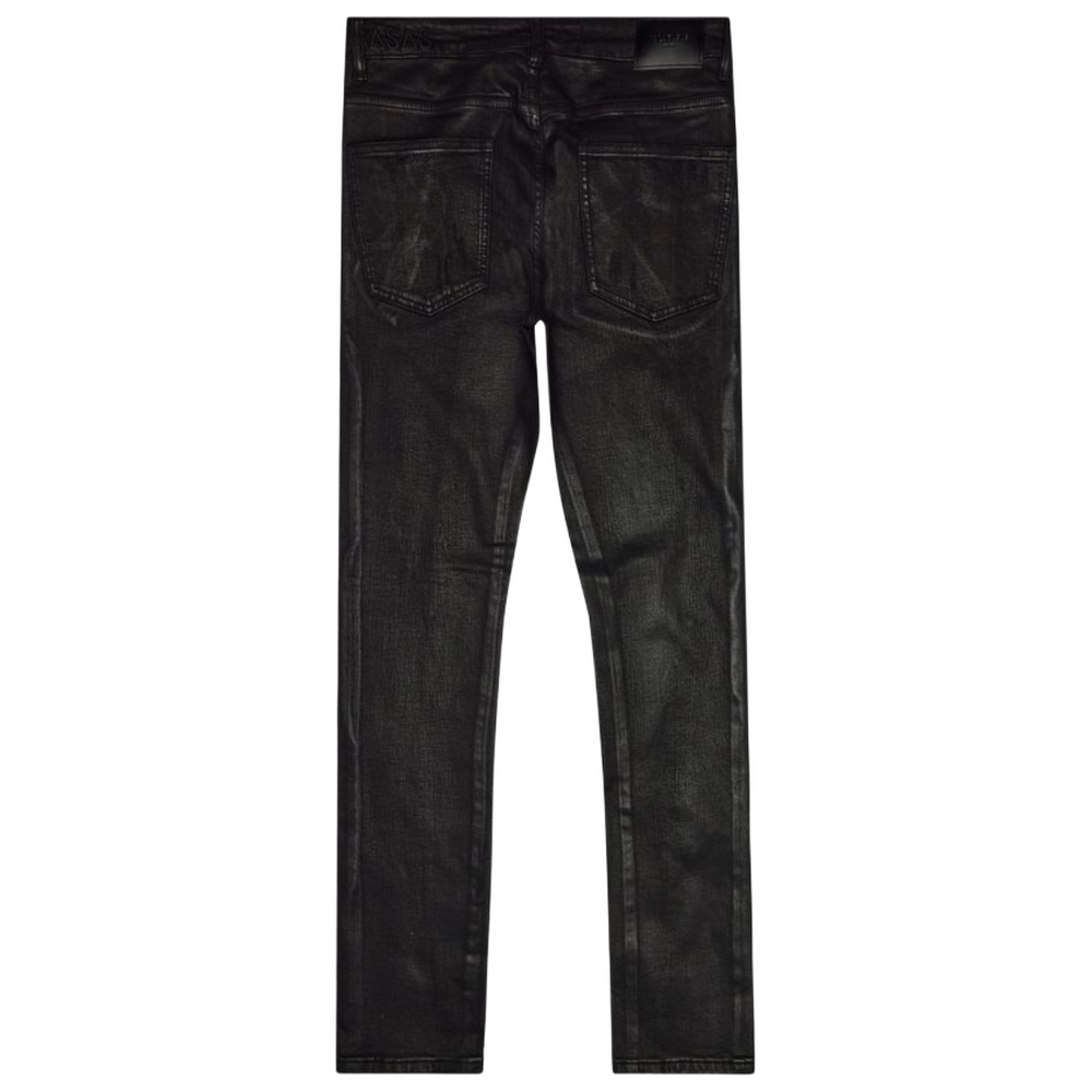 VALABASAS "NITRIC" SKINNY WAXED DENIM