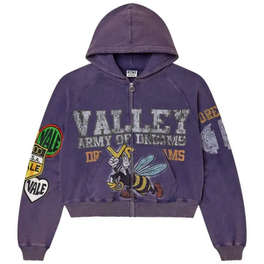 VALE ARMY ZIP PURPLE