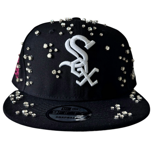 RETROVERT BLACK EMBELLISHED SOX HAT