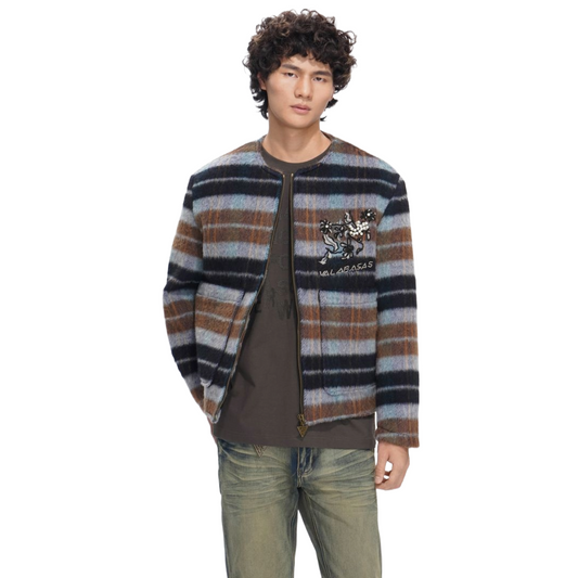 VALABASAS VELOUR - BROWN/BLACK