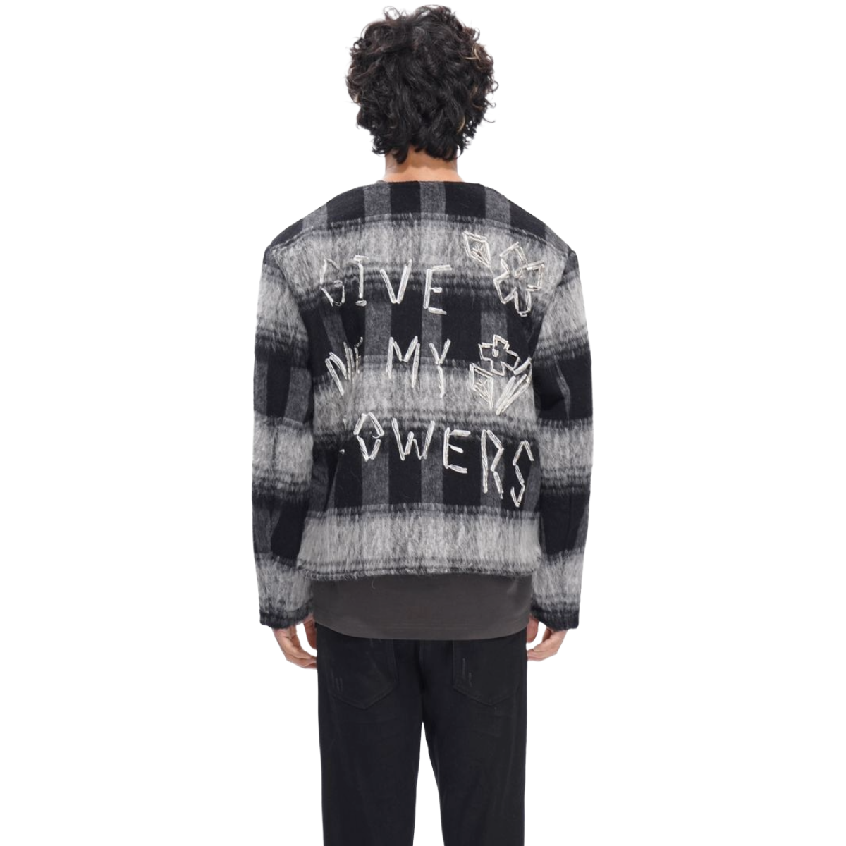 VALABASAS VELOUR - GREY/BLACK