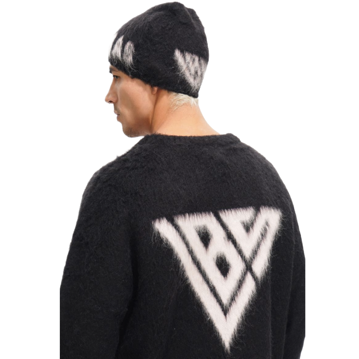 VALABASAS "FELIDAE" MOHAIR SWEATER - BLACK