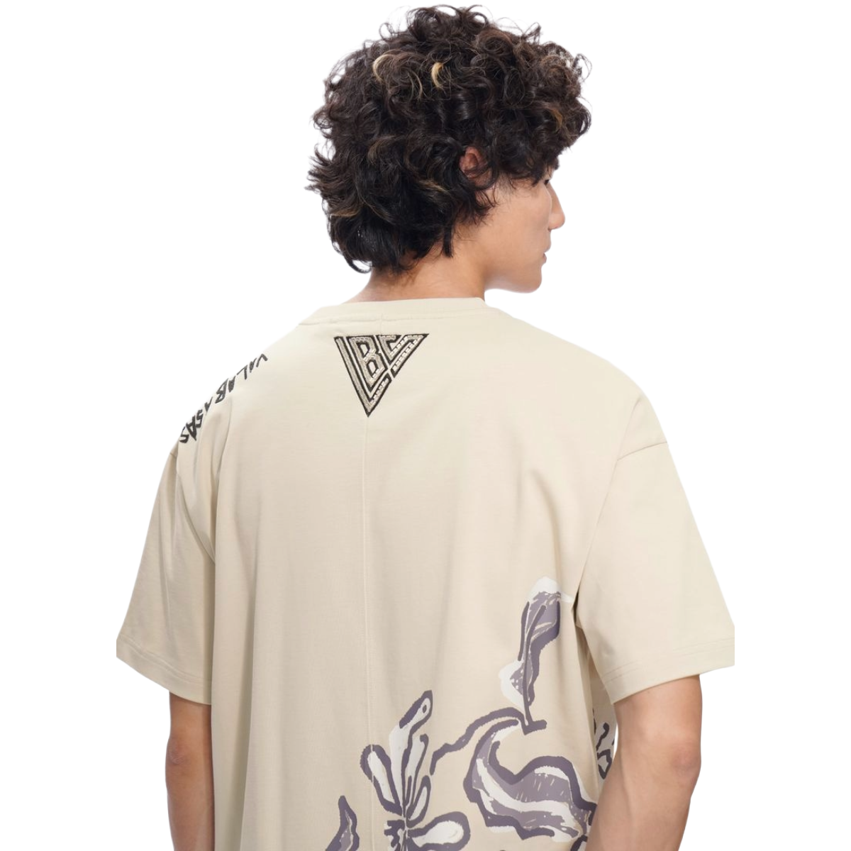 VALABASAS PLUCKED TEE - BEIGE