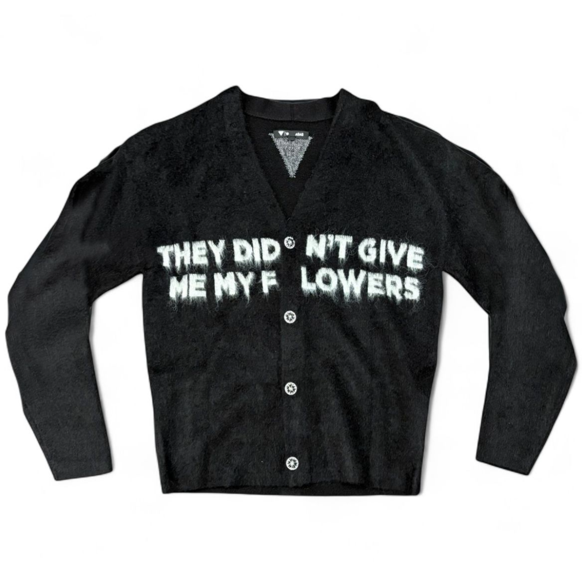 VALABASAS "GARDEN" MOHAIR SWEATER - BLACK