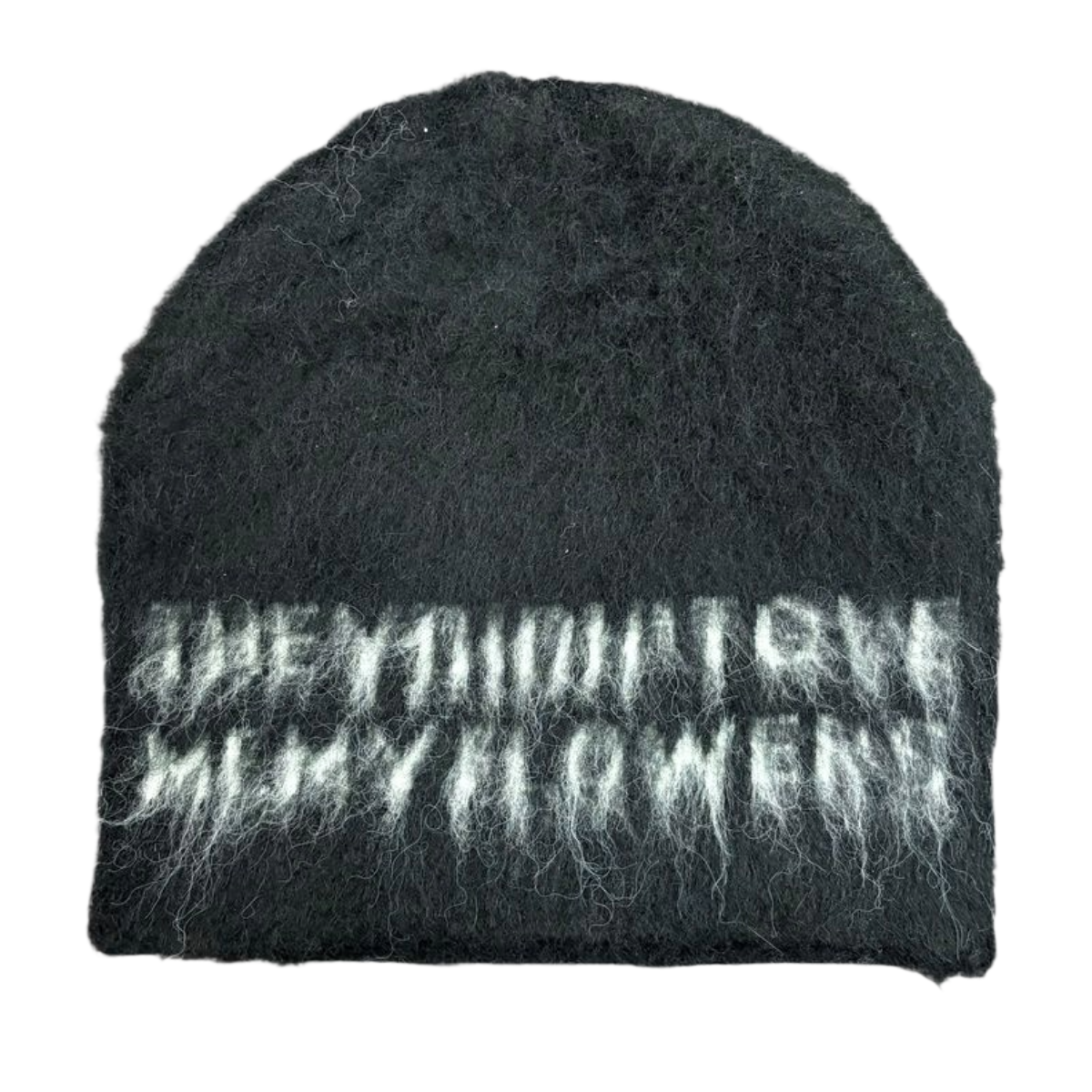 VALABASAS "ZINNIA" MOHAIR BEENIE - BLACK