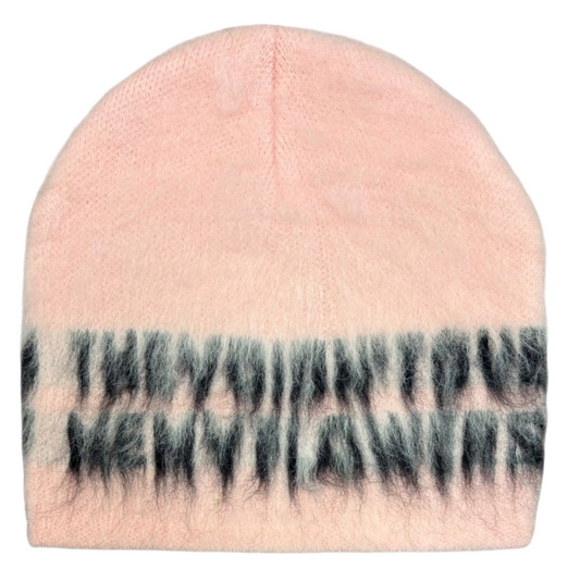 VALABASAS "ZINNIA" MOHAIR BEENIE - PINK