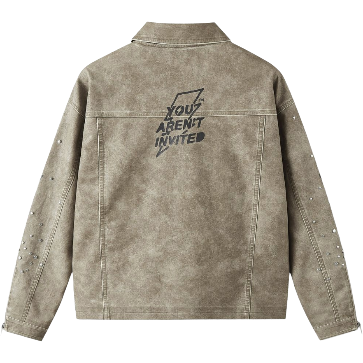 HP SUPER SPEED RACER MOTO JACKET - COLLAR - SAND