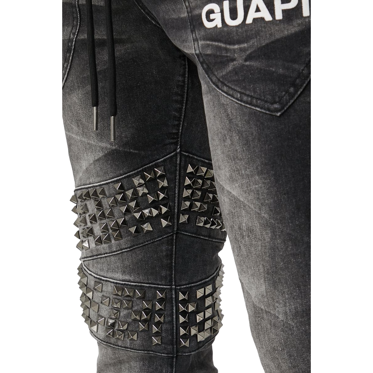 GUAPI OBSIDIAN BLACK WARPATH DENIM