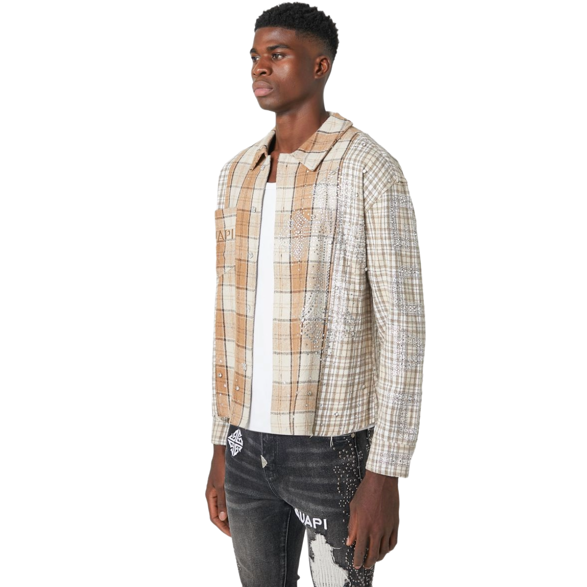 GUAPI CREAM CROSS FLANNEL