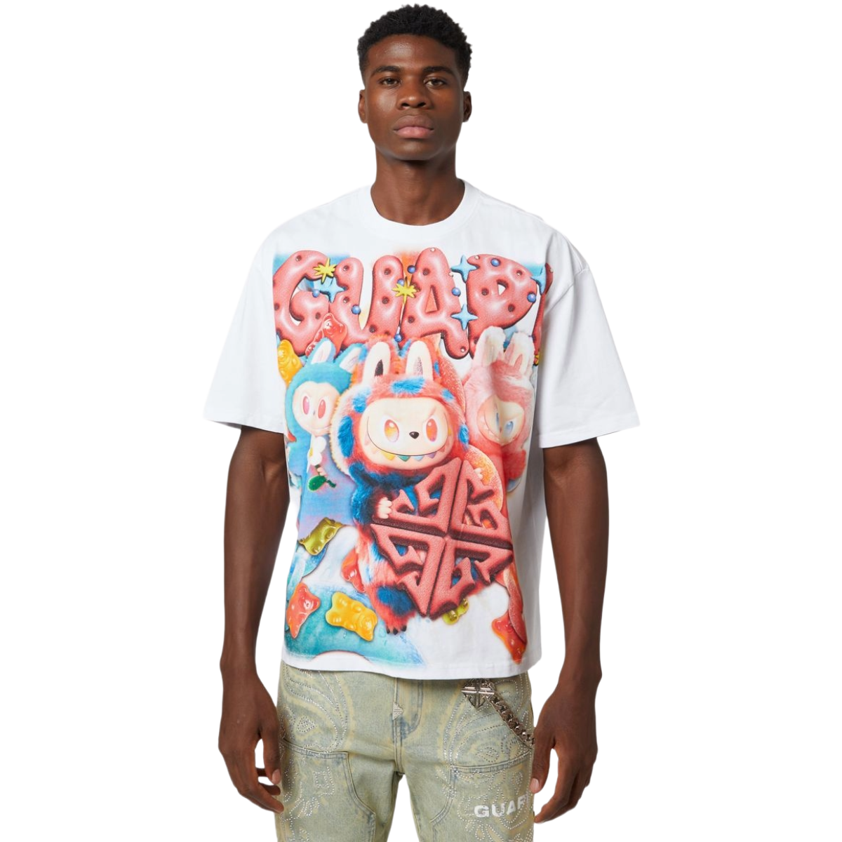 GUAPI WHITE CANDY RIOT TEE V2