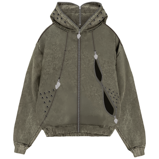 UNKNOWN FLEECE HOODIE - SAGE