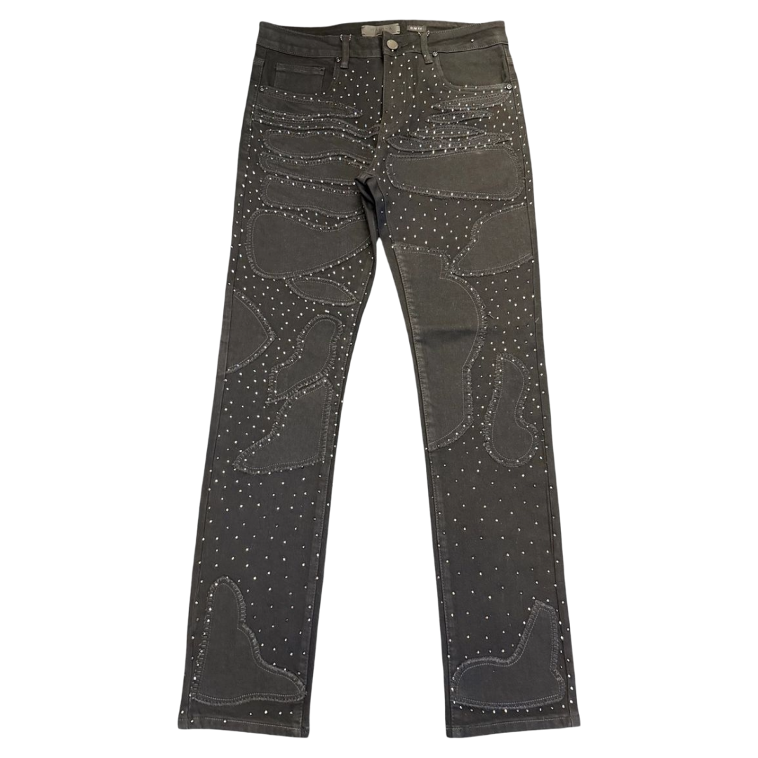 WAIMEA WAVY SLIM FIT DENIM - BLACK