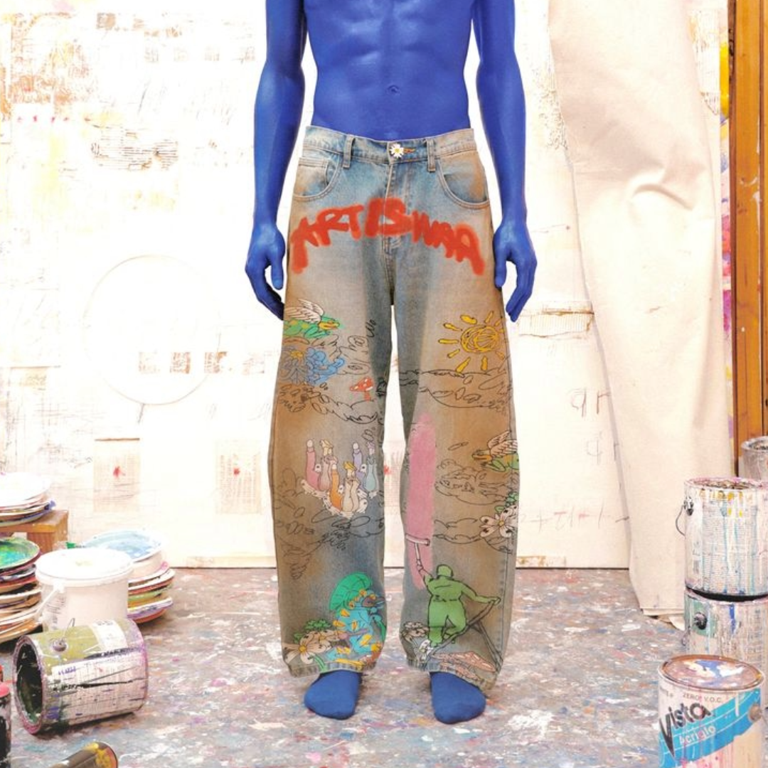 WNTD ART IS WAR PAINTER PANTS