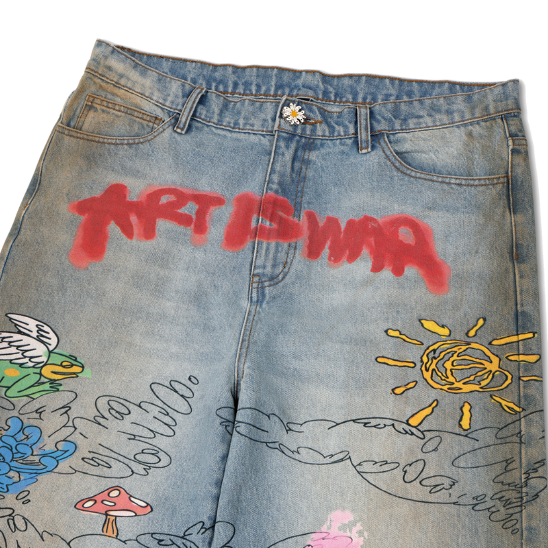 WNTD ART IS WAR PAINTER PANTS