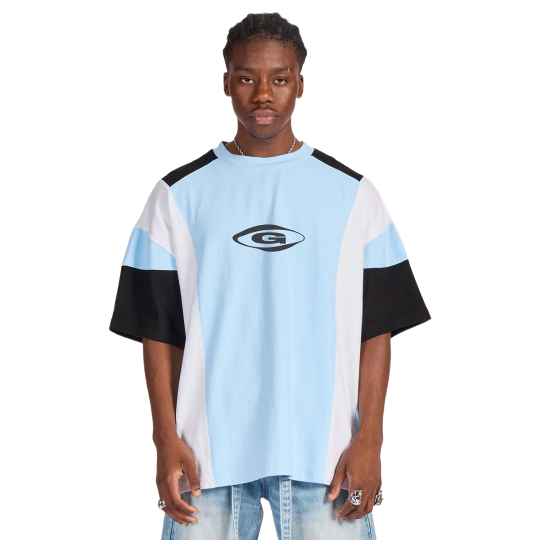 GALA SPORT COLOR BLOCK TEE - BABY BLUE