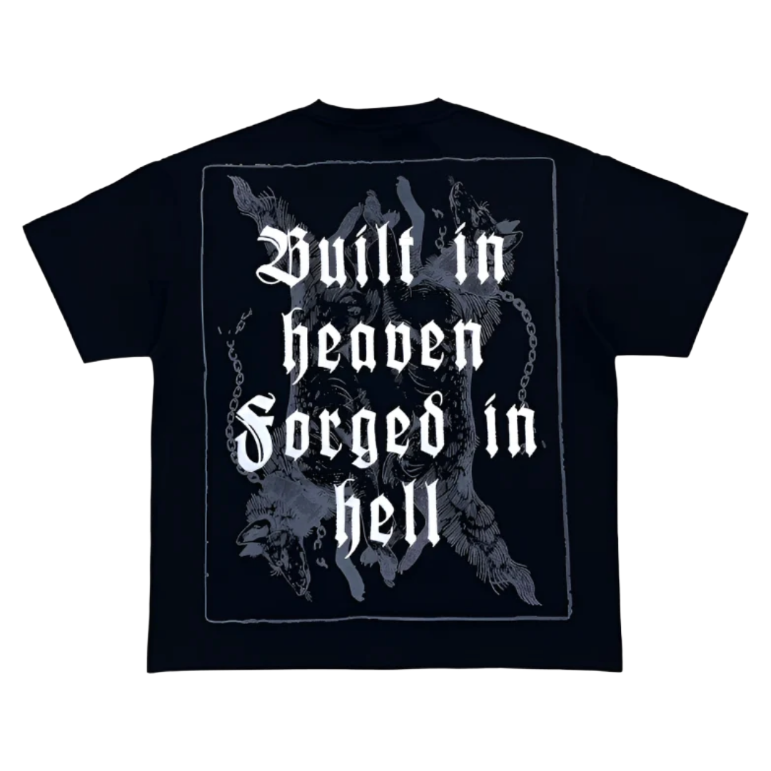 TRNCHS "LEAD THE PACK" BLACK TEE