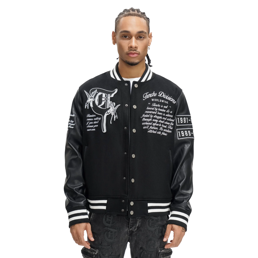 TRNCHS "LEAD THE PACK" VARSITY JACKET
