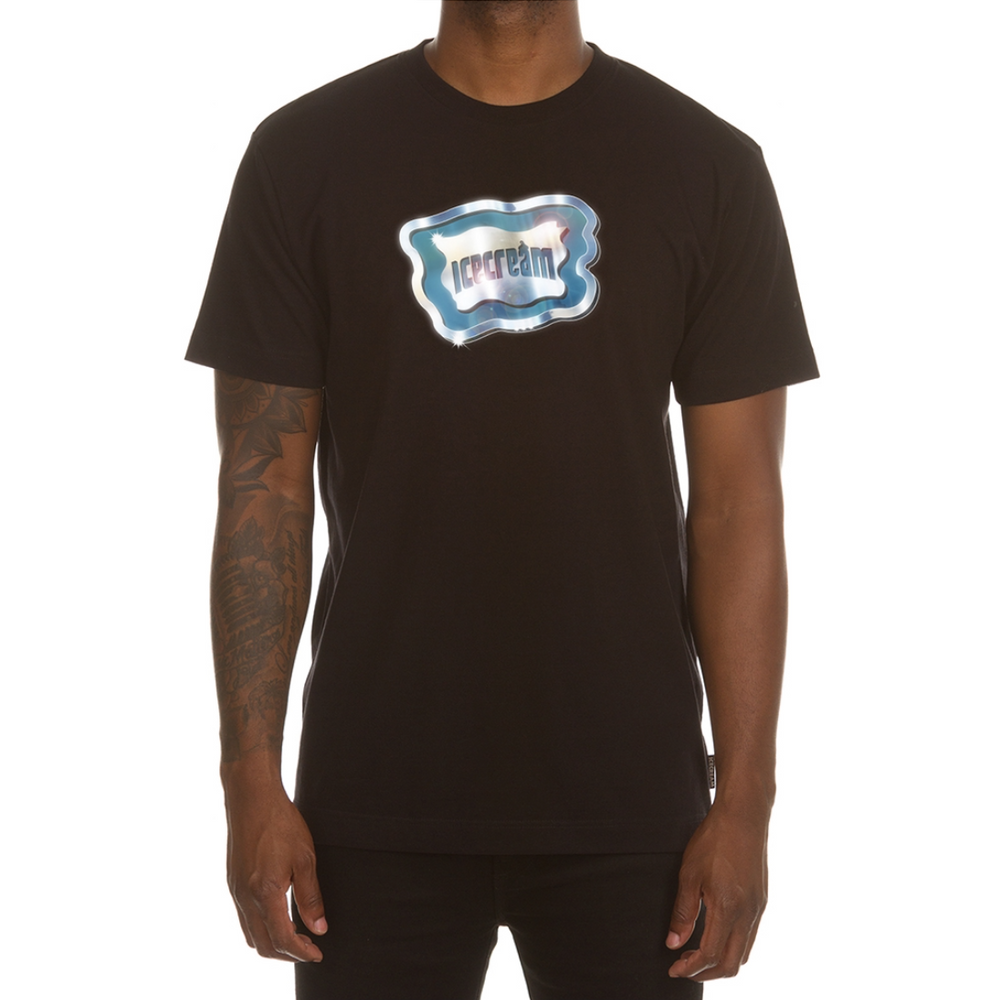 IC 'CHROME' SS TEE (BLACK)