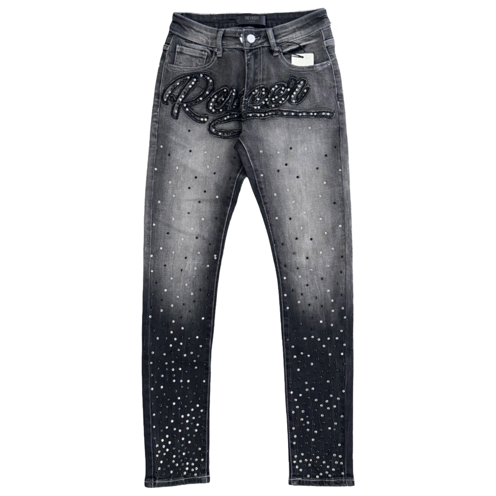 RVR "LEGACY" LT GRAY WASH SKINNY DENIM
