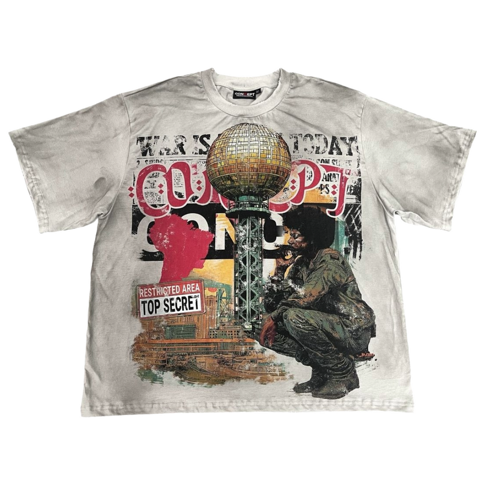 CONCEPT 'AGENT' SS TEE (GREY)