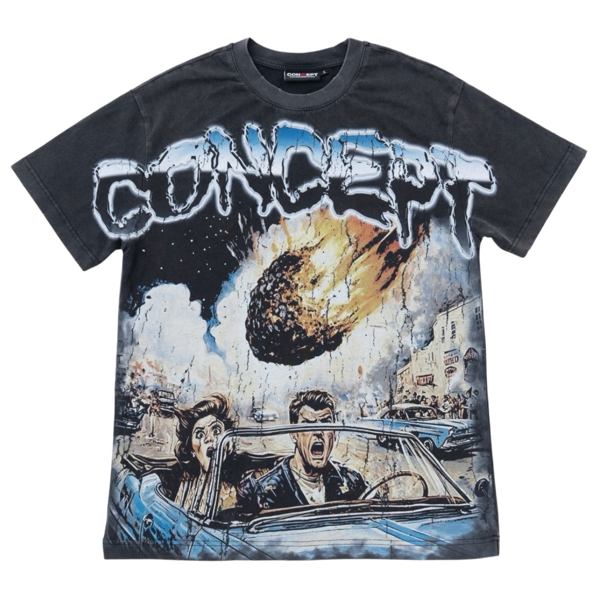 CONCEPT 'COMET' SS TEE (BLK)