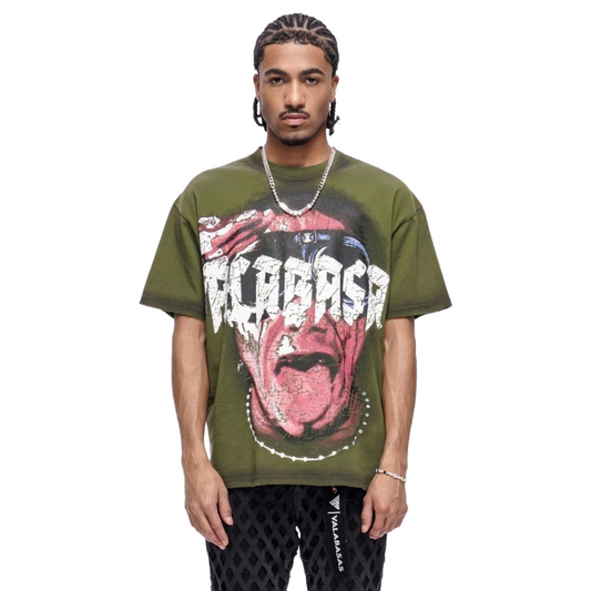VALABASAS 'DEATH' SS TEE (GRN)