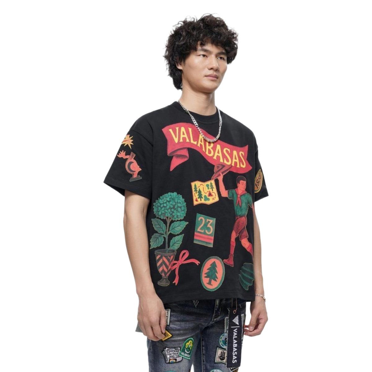 VALABASAS 'LATITUDE' SS TEE (BLK)