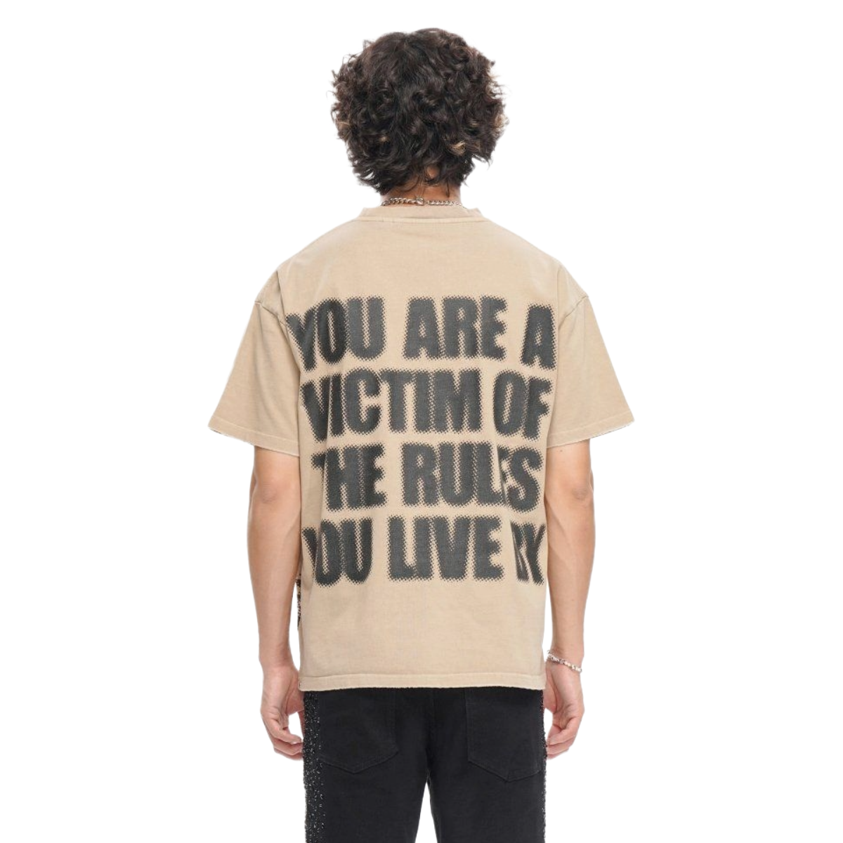 VALABASAS 'VICTIM' SS TEE (KHAKI)