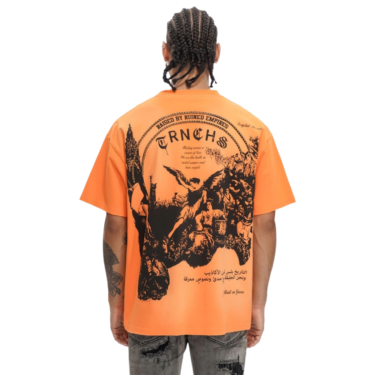 TRNCHS 'POST-EMPIRE ERA' SS TEE (ORNG)