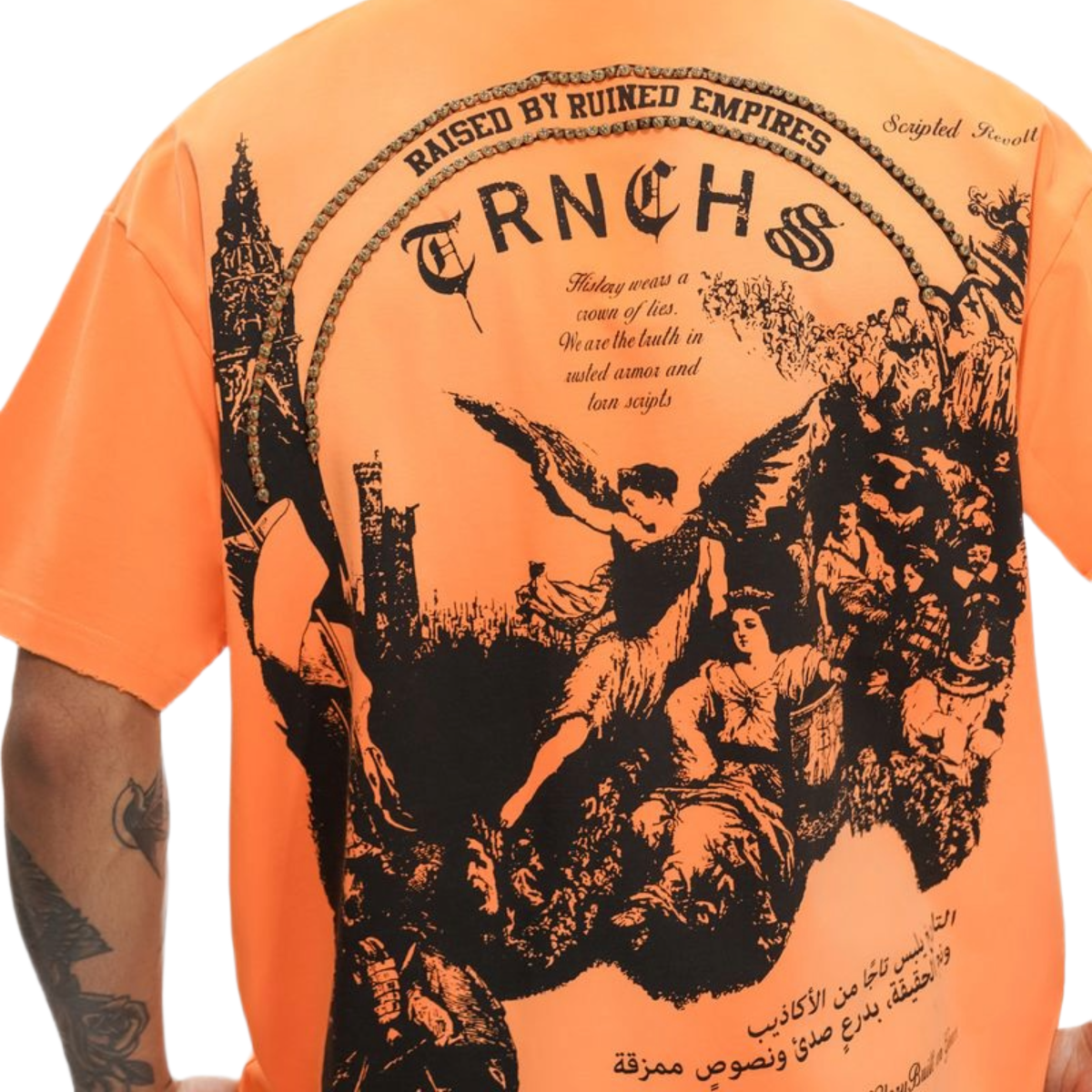 TRNCHS 'POST-EMPIRE ERA' SS TEE (ORNG)