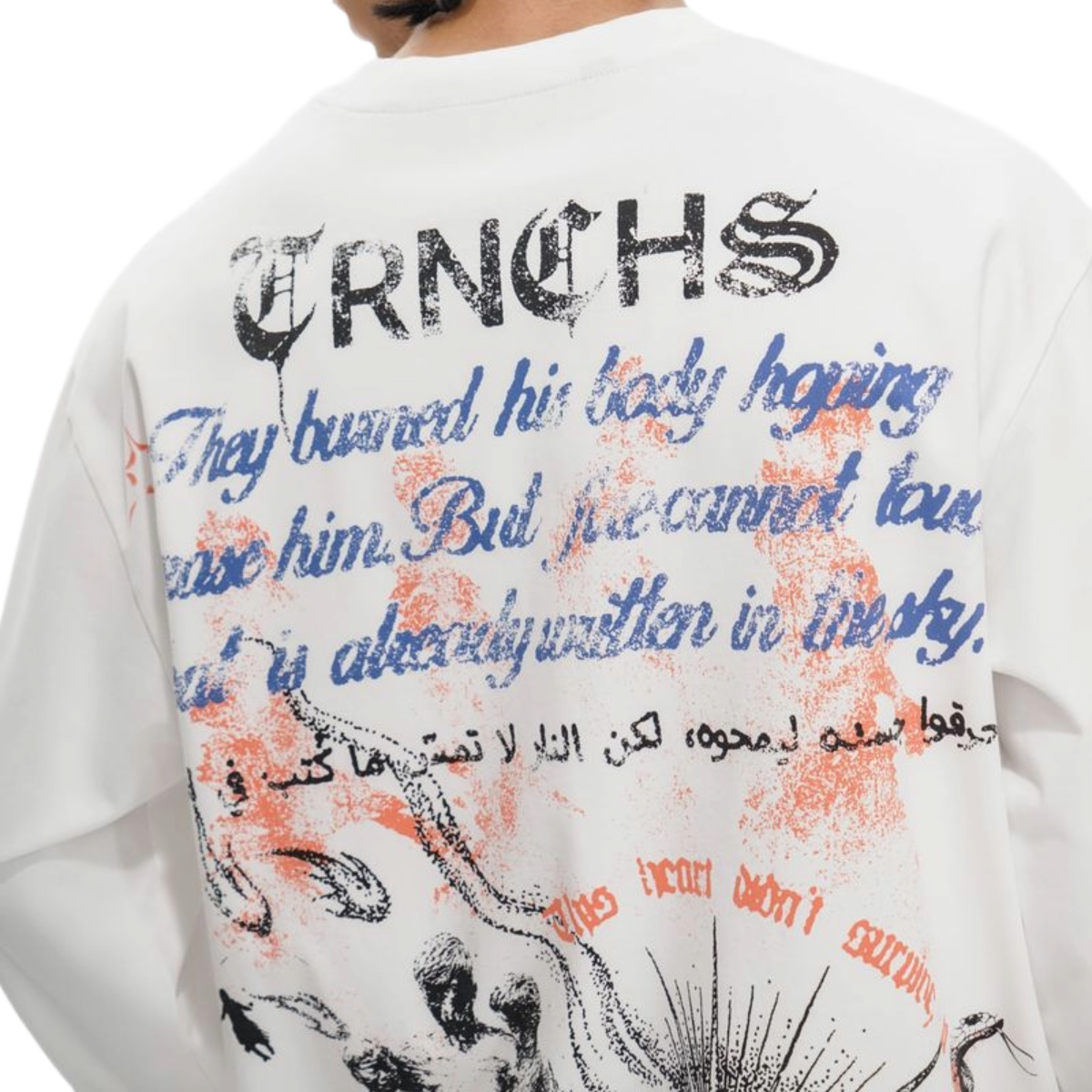TRNCHS 'FIELD NOTES' LS SHIRT (WHT)