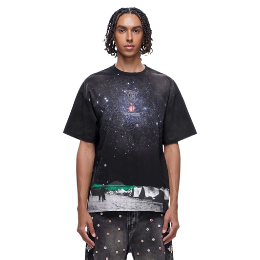 TRNCHS 'LIGHT FROM BELOW' SS TEE (BLK)