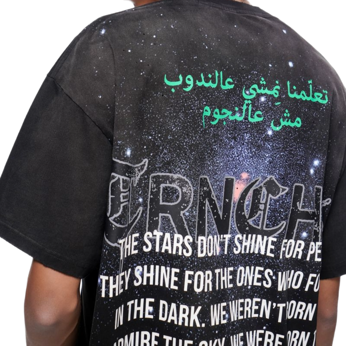 TRNCHS 'LIGHT FROM BELOW' SS TEE (BLK)