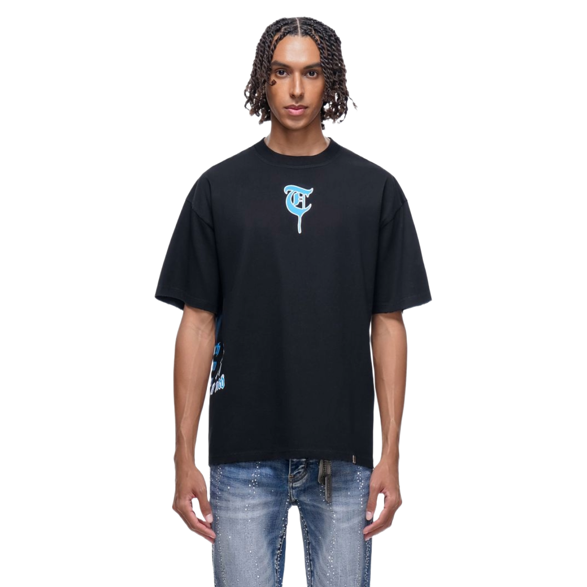 TRNCHS 'FORGED FROM BONE' SS TEE (BLK)