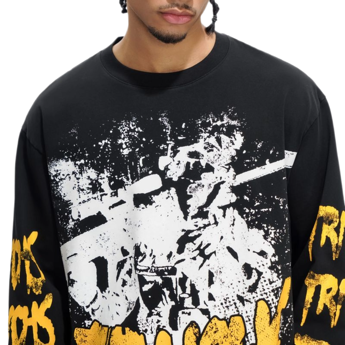 TRNCHS 'OPERATOR' LS SHIRT (BLK)