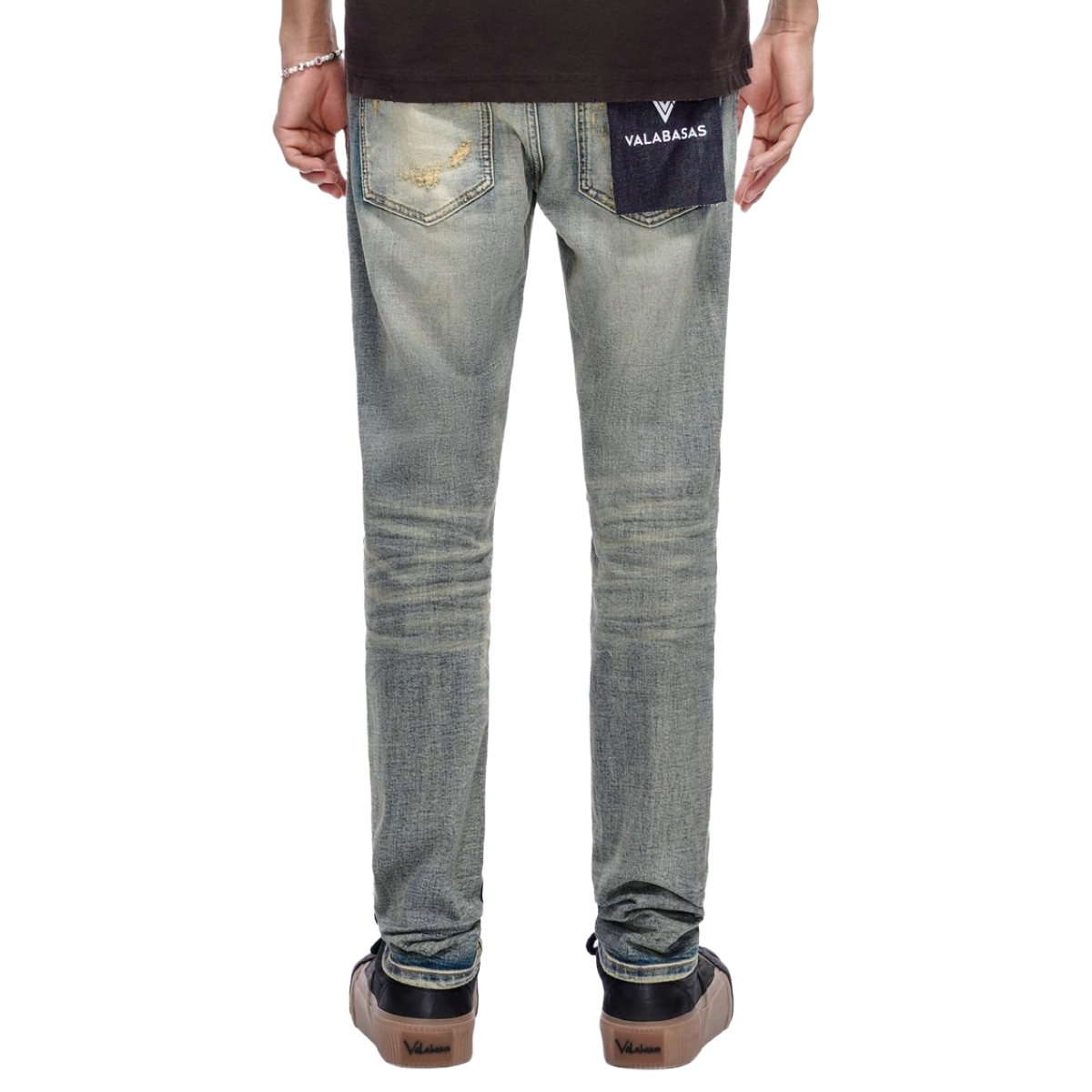 VALABASAS 'SLEDGE' SKINNY DENIM (VTG BLUE)
