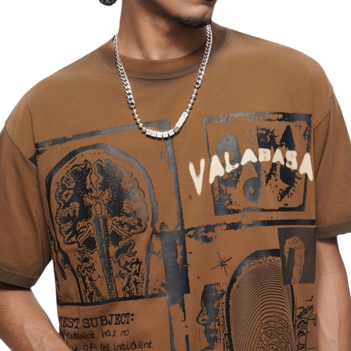 VALABASAS "CYBER" SS TEE (BRWN)