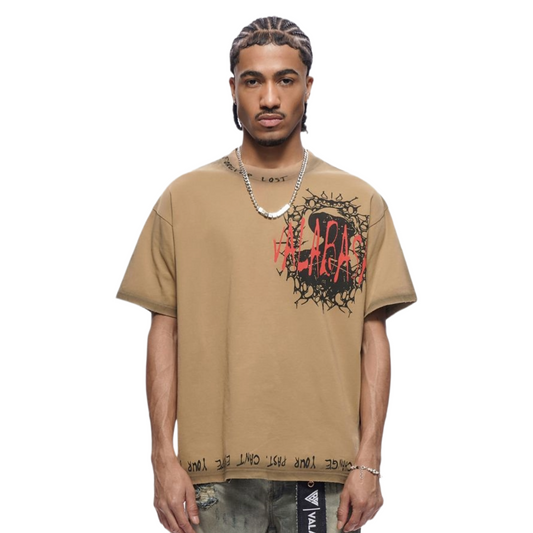 VALABASAS "ESCAPE" SS TEE (KHAKI)