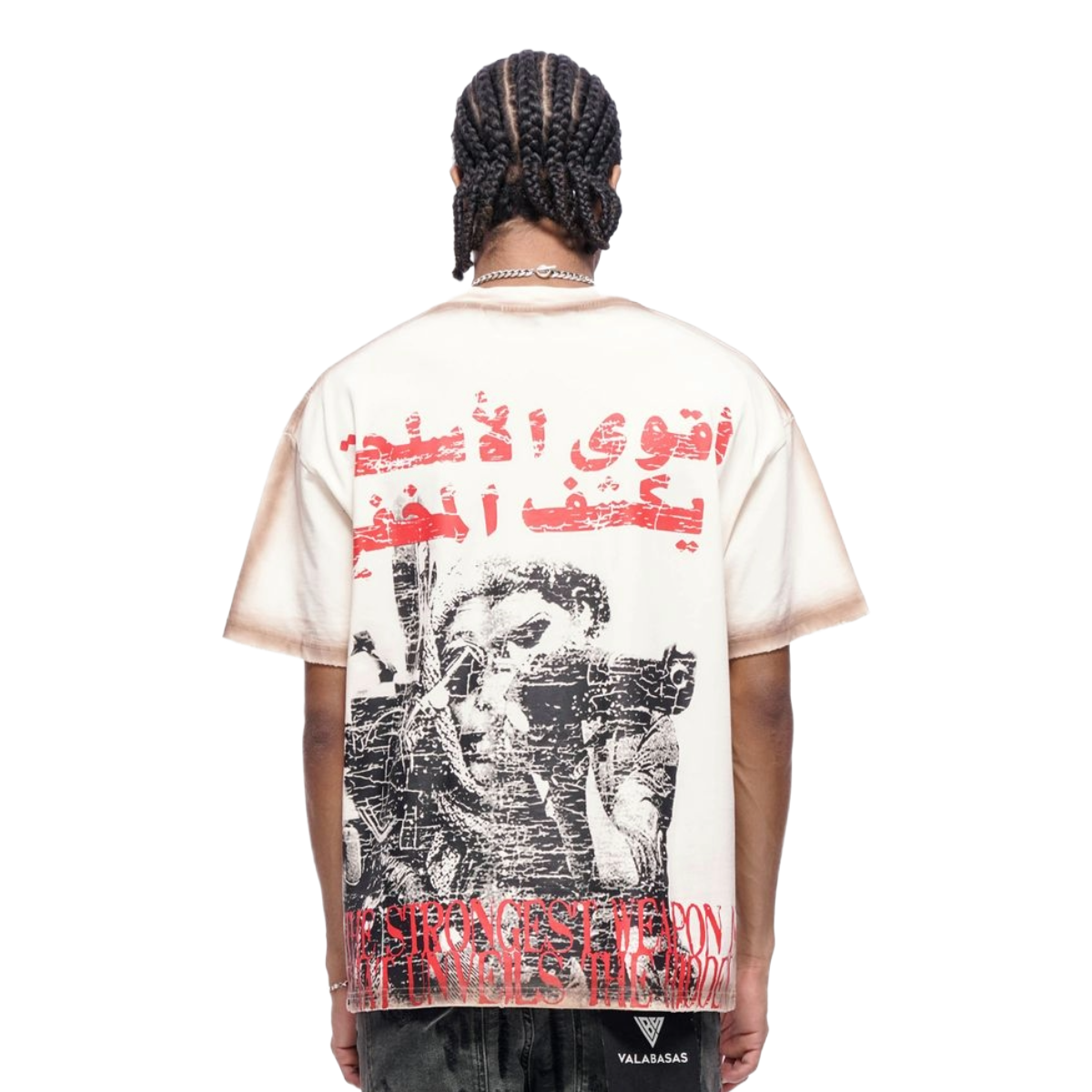 VALABASAS "WEAPONS" SS TEE (CREAM)