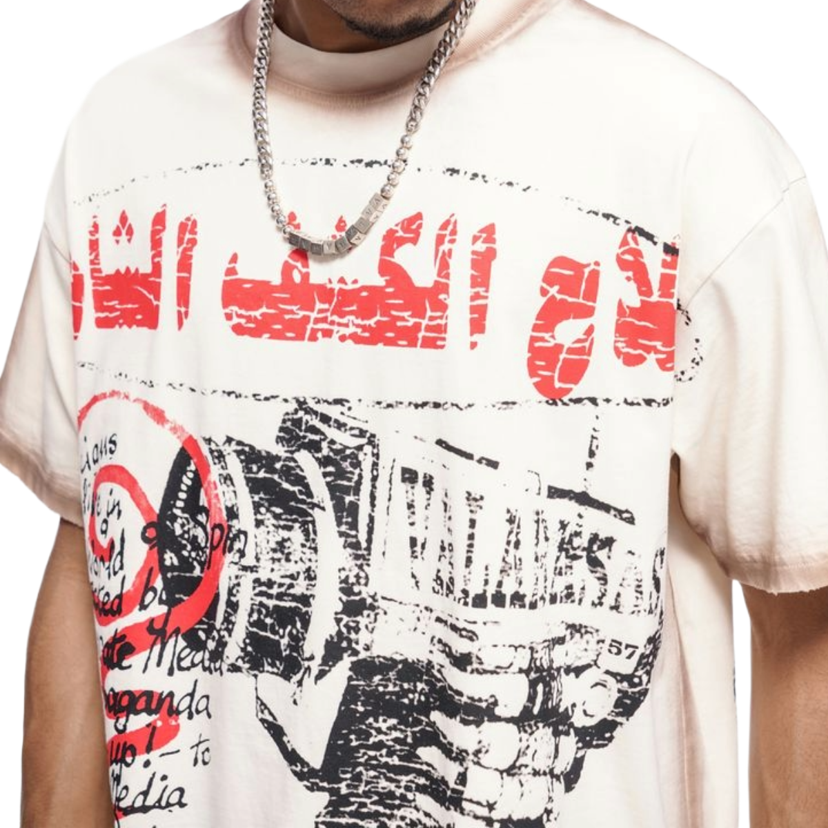 VALABASAS "WEAPONS" SS TEE (CREAM)