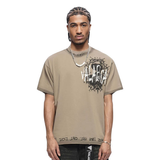 VALABASAS "ESCAPE" SS TEE (GREY)