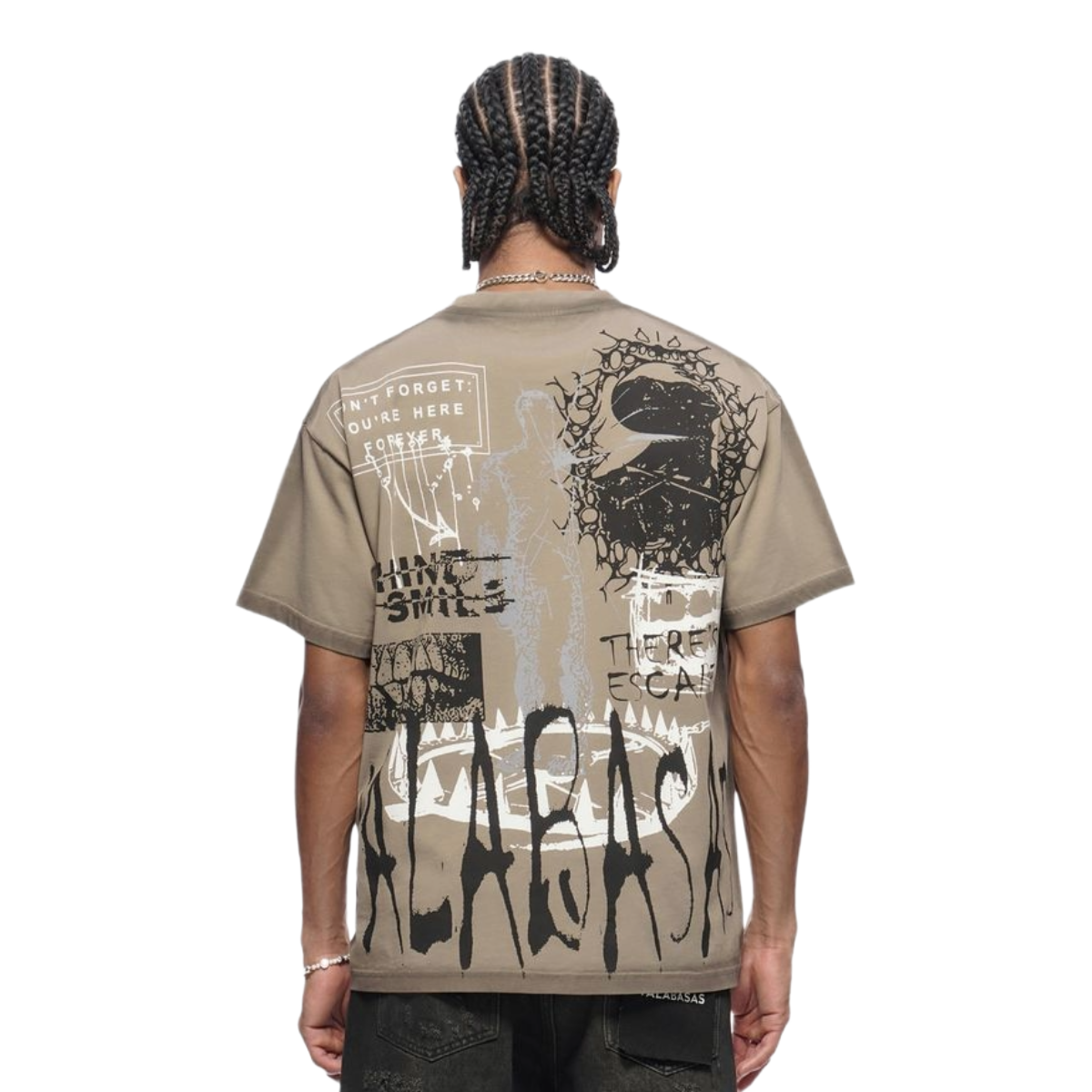 VALABASAS "ESCAPE" SS TEE (GREY)