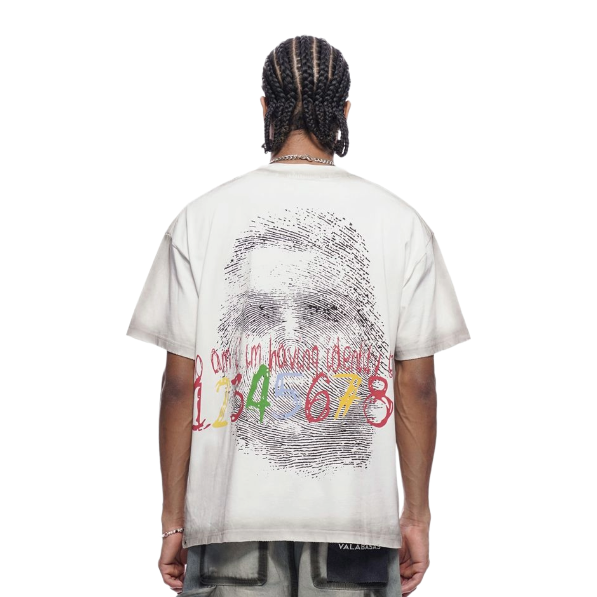 VALABASAS "INSANE" SS TEE (WHT)