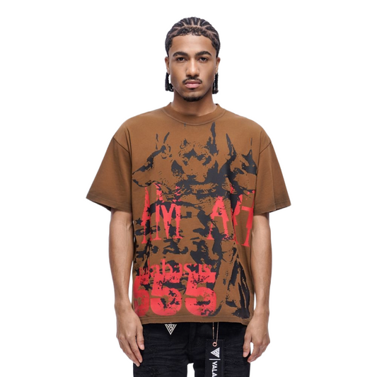 VALABASAS "ART" SS TEE (BRWN)