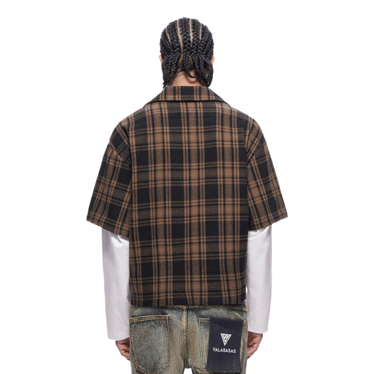 VALABASAS "RIP" DL FLANNEL (BRWN)