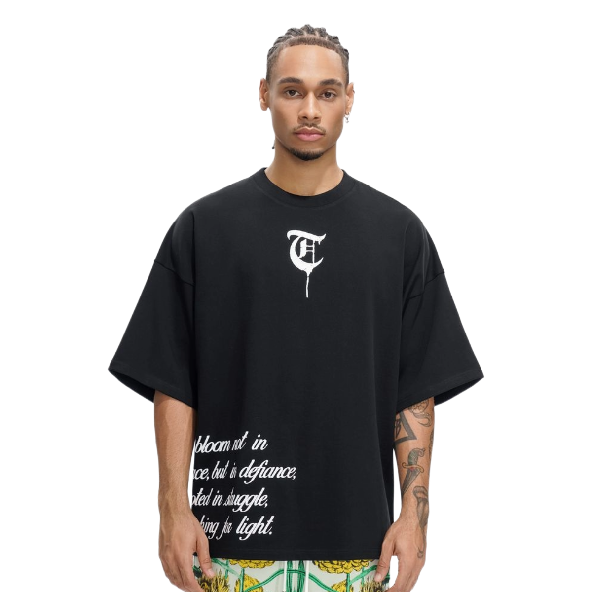 TRNCHS 'GROWN IN WAR' SS TEE (BLK)