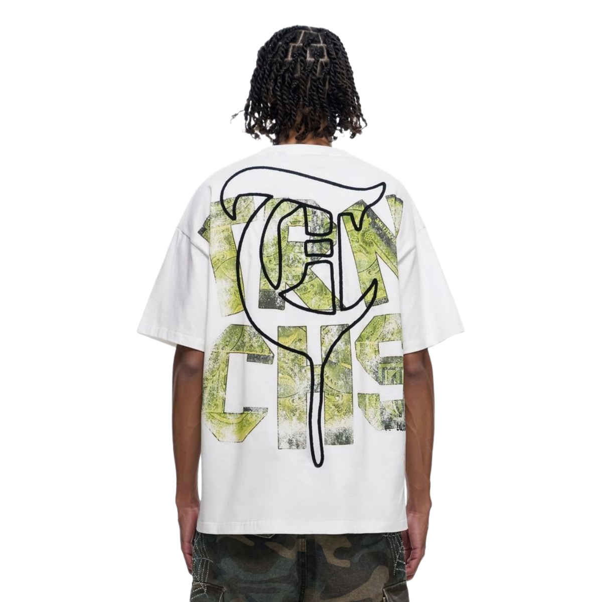 TRNCHS 'BLEED' SS TEE (WHT)